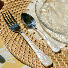 Load image into Gallery viewer, Mother Of Pearl Flatware, Set of 4