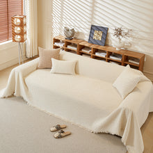 Load image into Gallery viewer, Textured Throw Blanket with 3D Dobby Weave, Minimalist Furniture Protector for Couch