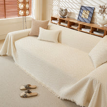 Load image into Gallery viewer, Textured Throw Blanket with 3D Dobby Weave, Minimalist Furniture Protector for Couch