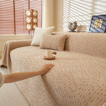Load image into Gallery viewer, Textured Throw Blanket with 3D Dobby Weave, Minimalist Furniture Protector for Couch
