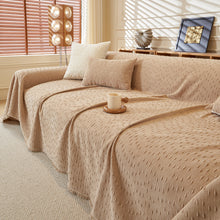 Load image into Gallery viewer, Textured Throw Blanket with 3D Dobby Weave, Minimalist Furniture Protector for Couch