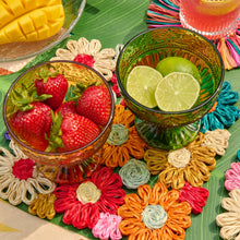 Load image into Gallery viewer, Fleur Woven Abaca Trivets, Set of 2