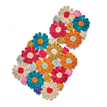 Load image into Gallery viewer, Fleur Woven Abaca Trivets, Set of 2