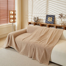 Load image into Gallery viewer, Textured Throw Blanket with 3D Dobby Weave, Minimalist Furniture Protector for Couch