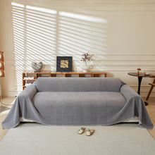Load image into Gallery viewer, Textured Throw Blanket with 3D Dobby Weave, Minimalist Furniture Protector for Couch