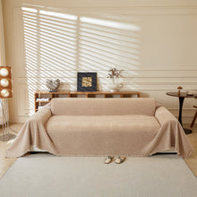 Load image into Gallery viewer, Textured Throw Blanket with 3D Dobby Weave, Minimalist Furniture Protector for Couch