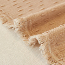 Load image into Gallery viewer, Textured Throw Blanket with 3D Dobby Weave, Minimalist Furniture Protector for Couch