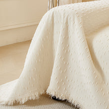 Load image into Gallery viewer, Textured Throw Blanket with 3D Dobby Weave, Minimalist Furniture Protector for Couch