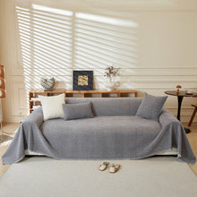 Load image into Gallery viewer, Textured Throw Blanket with 3D Dobby Weave, Minimalist Furniture Protector for Couch