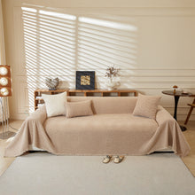 Load image into Gallery viewer, Textured Throw Blanket with 3D Dobby Weave, Minimalist Furniture Protector for Couch