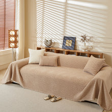 Load image into Gallery viewer, Textured Throw Blanket with 3D Dobby Weave, Minimalist Furniture Protector for Couch