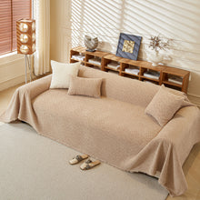 Load image into Gallery viewer, Textured Throw Blanket with 3D Dobby Weave, Minimalist Furniture Protector for Couch