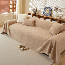 Load image into Gallery viewer, Textured Throw Blanket with 3D Dobby Weave, Minimalist Furniture Protector for Couch