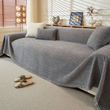 Load image into Gallery viewer, Textured Throw Blanket with 3D Dobby Weave, Minimalist Furniture Protector for Couch