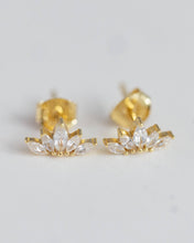 Load image into Gallery viewer, Crystal Crown Studs