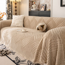 Load image into Gallery viewer, Plush Fleece Washable Sofa Throw Blanket, Soft &amp; Cozy Furniture Protector for Couch