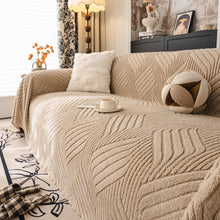 Load image into Gallery viewer, Plush Fleece Washable Sofa Throw Blanket, Soft &amp; Cozy Furniture Protector for Couch