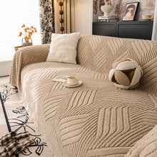 Load image into Gallery viewer, Plush Fleece Washable Sofa Throw Blanket, Soft &amp; Cozy Furniture Protector for Couch