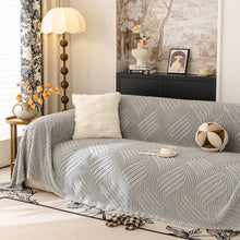 Load image into Gallery viewer, Plush Fleece Washable Sofa Throw Blanket, Soft &amp; Cozy Furniture Protector for Couch