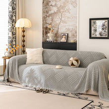 Load image into Gallery viewer, Plush Fleece Washable Sofa Throw Blanket, Soft &amp; Cozy Furniture Protector for Couch