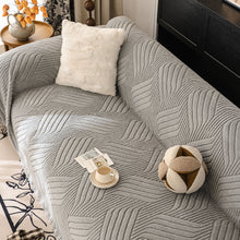 Load image into Gallery viewer, Plush Fleece Washable Sofa Throw Blanket, Soft &amp; Cozy Furniture Protector for Couch