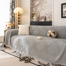 Load image into Gallery viewer, Plush Fleece Washable Sofa Throw Blanket, Soft &amp; Cozy Furniture Protector for Couch