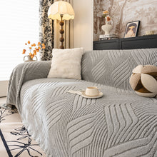 Load image into Gallery viewer, Plush Fleece Washable Sofa Throw Blanket, Soft &amp; Cozy Furniture Protector for Couch