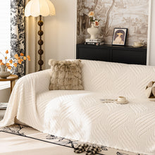 Load image into Gallery viewer, Plush Fleece Washable Sofa Throw Blanket, Soft &amp; Cozy Furniture Protector for Couch