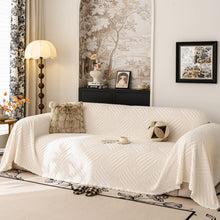 Load image into Gallery viewer, Plush Fleece Washable Sofa Throw Blanket, Soft &amp; Cozy Furniture Protector for Couch