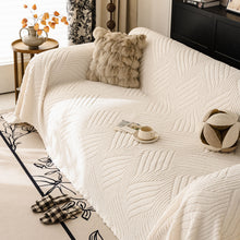 Load image into Gallery viewer, Plush Fleece Washable Sofa Throw Blanket, Soft &amp; Cozy Furniture Protector for Couch