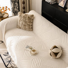 Load image into Gallery viewer, Plush Fleece Washable Sofa Throw Blanket, Soft &amp; Cozy Furniture Protector for Couch