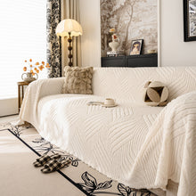 Load image into Gallery viewer, Plush Fleece Washable Sofa Throw Blanket, Soft &amp; Cozy Furniture Protector for Couch