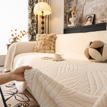 Load image into Gallery viewer, Plush Fleece Washable Sofa Throw Blanket, Soft &amp; Cozy Furniture Protector for Couch