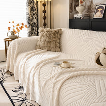 Load image into Gallery viewer, Plush Fleece Washable Sofa Throw Blanket, Soft &amp; Cozy Furniture Protector for Couch