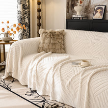 Load image into Gallery viewer, Plush Fleece Washable Sofa Throw Blanket, Soft &amp; Cozy Furniture Protector for Couch