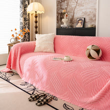Load image into Gallery viewer, Plush Fleece Washable Sofa Throw Blanket, Soft &amp; Cozy Furniture Protector for Couch