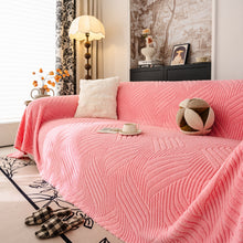 Load image into Gallery viewer, Plush Fleece Washable Sofa Throw Blanket, Soft &amp; Cozy Furniture Protector for Couch