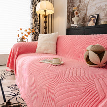 Load image into Gallery viewer, Plush Fleece Washable Sofa Throw Blanket, Soft &amp; Cozy Furniture Protector for Couch