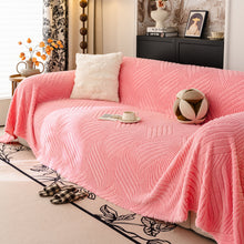 Load image into Gallery viewer, Plush Fleece Washable Sofa Throw Blanket, Soft &amp; Cozy Furniture Protector for Couch