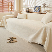 Load image into Gallery viewer, Textured Throw Blanket with 3D Dobby Weave, Minimalist Furniture Protector for Couch
