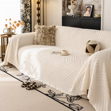 Load image into Gallery viewer, Plush Fleece Washable Sofa Throw Blanket, Soft &amp; Cozy Furniture Protector for Couch