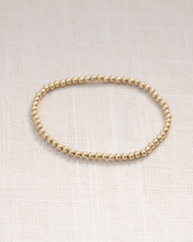 Load image into Gallery viewer, 3mm gold ball bracelet