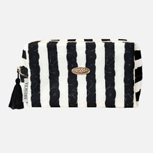 Load image into Gallery viewer, Serpentine Stripe Travel Bag - Black