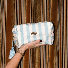 Load image into Gallery viewer, Serpentine Stripe Travel Bag - Powder Blue