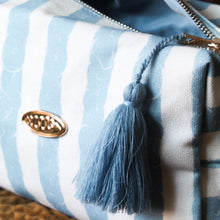 Load image into Gallery viewer, Serpentine Stripe Travel Bag - Powder Blue