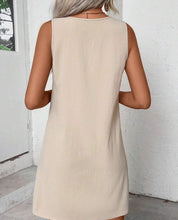 Load image into Gallery viewer, Women’s Solid‑Color Sleeveless A‑Line Dress
