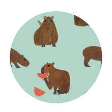 Load image into Gallery viewer, Capybara Reversible Double Layer Bamboo Blanket
