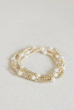 Load image into Gallery viewer, 3mm pearl satellite bracelet