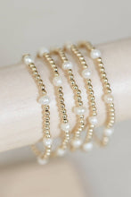 Load image into Gallery viewer, 3mm pearl satellite bracelet