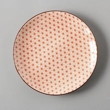 Load image into Gallery viewer, 8-Inch Porcelain Shallow Dish – Elegant Round Dinner Plate Collection